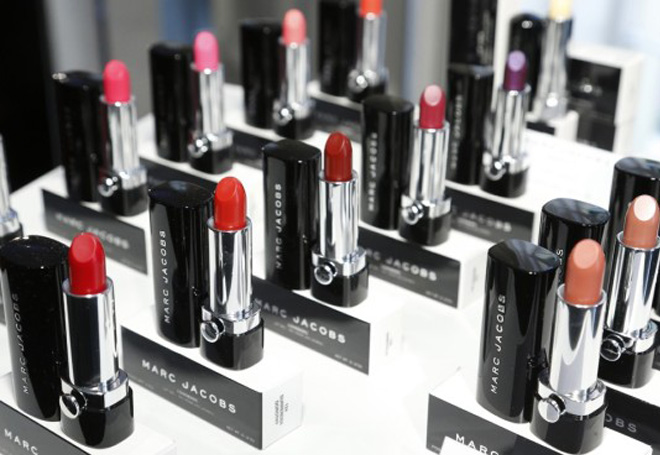 An array of lipsticks in different shades