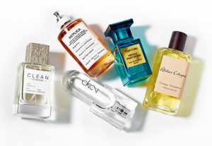 An array of colognes and products from Sephora