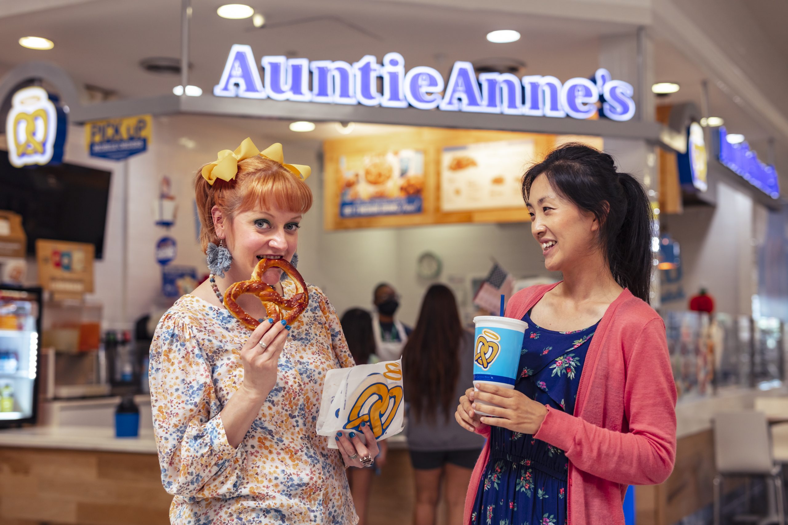 Savor Salty Treats at Denton Auntie Anne's Pretzels at Golden Triangle Mall