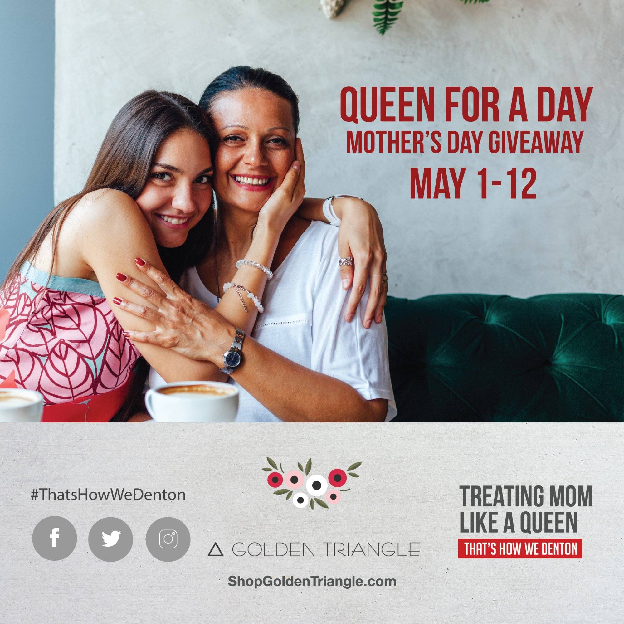 Upcoming Events Mother's Day Giveaway